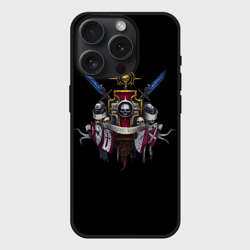 Чехол силиконовый для Apple iPhone 15 Pro матовый Daemonium venatores