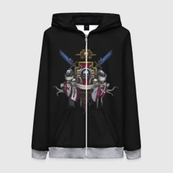 Женская толстовка 3D на молнии Daemonium venatores