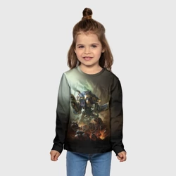 Детский лонгслив 3D Титан вархаммер - фото 2