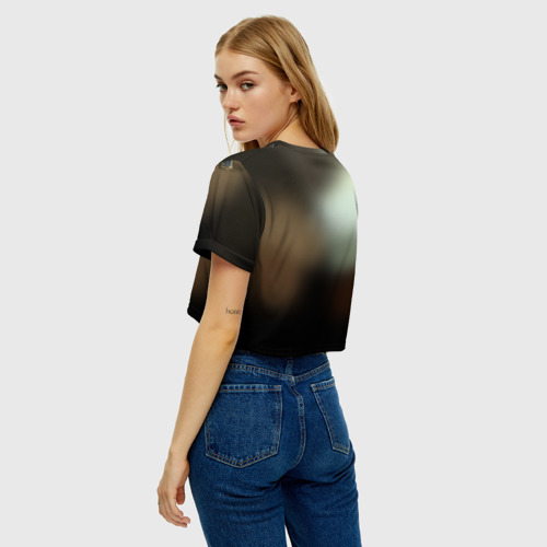 Женская футболка Crop-top 3D Титан вархаммер, цвет 3D печать - фото 5