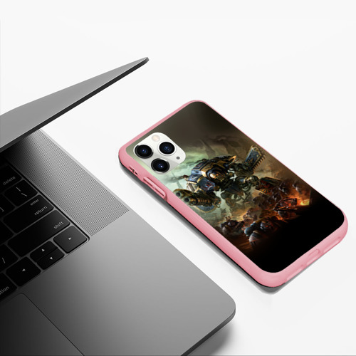 Чехол для iPhone 11 Pro Max матовый Титан вархаммер, цвет баблгам - фото 5