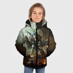 Зимняя куртка для мальчиков 3D Титан - фото 2