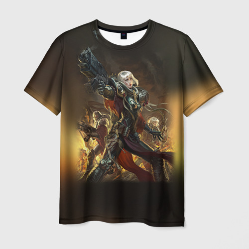 Мужская футболка 3D Adepta Sororitas Фото 01 Мужская футболка 3D Adepta Sororitas Фото 01
