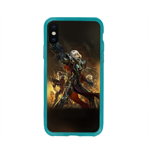 Чехол для Apple iPhone X силиконовый глянцевый Adepta Sororitas Фото 01 Чехол для Apple iPhone X силиконовый глянцевый Adepta Sororitas Фото 01