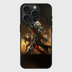 Чехол силиконовый для Apple iPhone 15 Pro матовый Adepta Sororitas