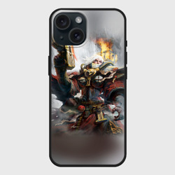 Чехол силиконовый для Apple iPhone 15 матовый Сестры битвы