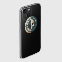Чехол для iPhone 15 силиконовый с защитой камеры Adeptus Mechanicus - фото 2
