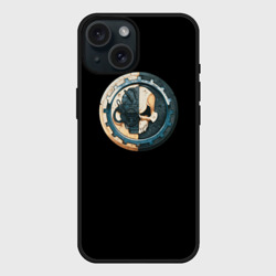 Чехол силиконовый для Apple iPhone 15 матовый Adeptus Mechanicus