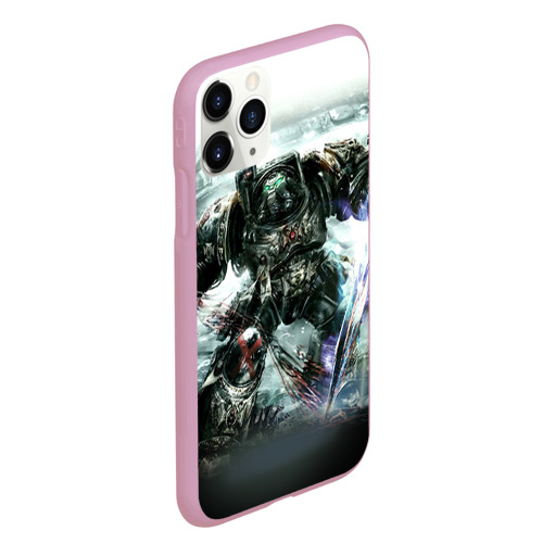 Чехол для iPhone 11 Pro Max матовый Терминатор, цвет розовый - фото 3