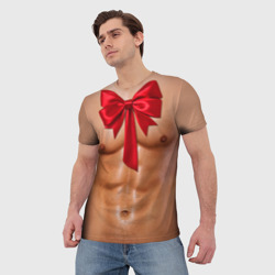 Мужская футболка 3D Твой подарок - фото 2
