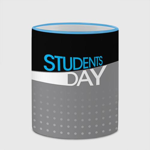 Кружка с полной запечаткой День студента, цвет Кант небесно-голубой - фото 4