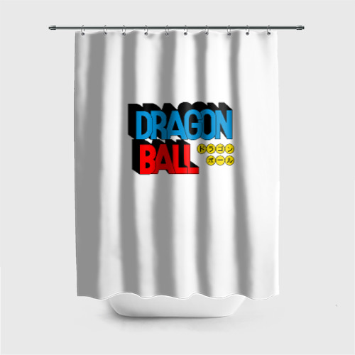 Штора 3D для ванной Dragon Ball Logo