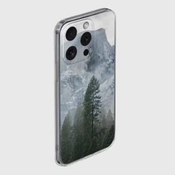 Чехол для iPhone 15 Pro Max силиконовый с защитой камеры Лес - фото 2