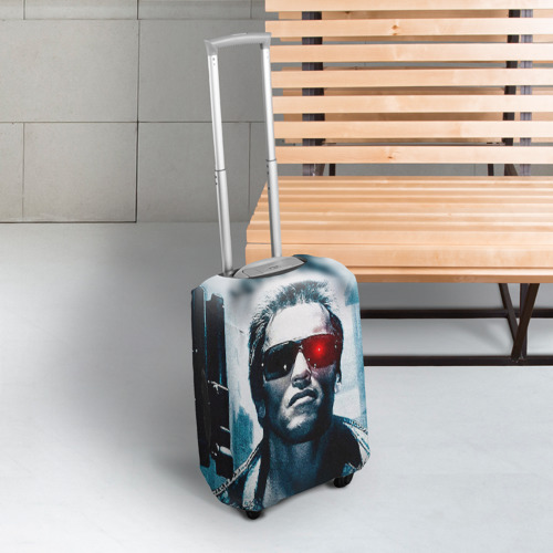 Чехол для чемодана 3D с принтом Терминатор 1 - картинка 3 Чехол для чемодана 3D Терминатор 1 - фото 3