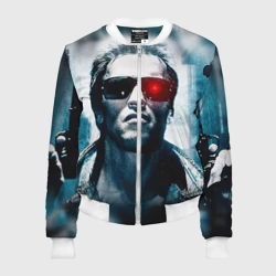 Женский бомбер 3D Терминатор 1