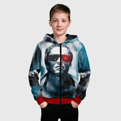 Детская толстовка 3D на молнии Терминатор 1 - фото 2