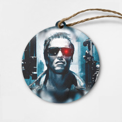 Деревянная игрушка круг Терминатор 1