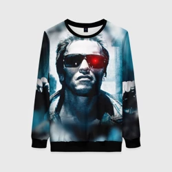 Женский свитшот 3D Терминатор 1