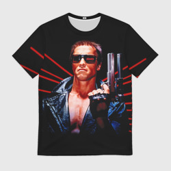 Мужская футболка 3D Терминатор 1