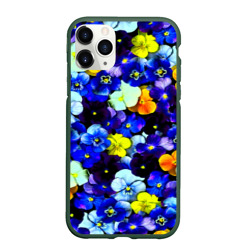 Чехол для iPhone 11 Pro матовый Flower