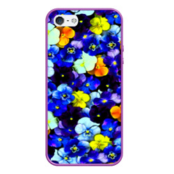 Чехол для iPhone 5/5S матовый Flower