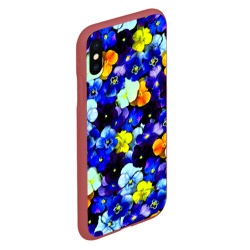 Чехол для iPhone XS Max матовый Flower - фото 2