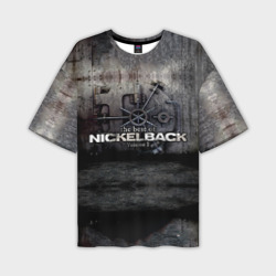 Мужская футболка oversize 3D Nickelback