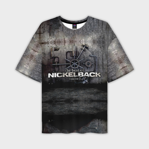 Мужская футболка oversize 3D Nickelback, цвет 3D печать