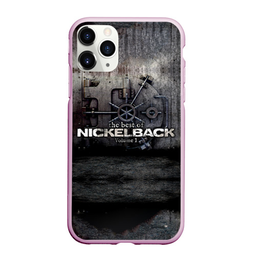 Чехол для iPhone 11 Pro матовый Nickelback, цвет розовый