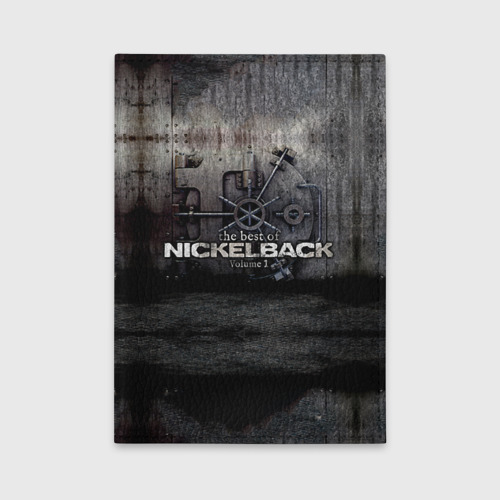 Обложка для автодокументов Nickelback, цвет зеленый