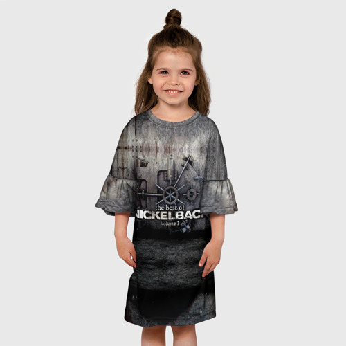 Детское платье 3D Nickelback, цвет 3D печать - фото 4