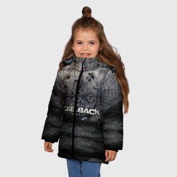 Зимняя куртка для девочек 3D Nickelback - фото 2