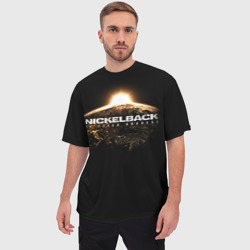 Мужская футболка oversize 3D Nickelback - фото 2