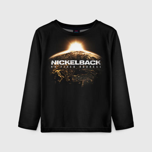 Детский лонгслив 3D Nickelback, цвет 3D печать