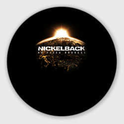 Круглый коврик для мышки Nickelback