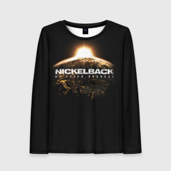 Женский лонгслив 3D Nickelback