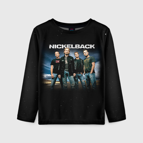 Детский лонгслив 3D Nickelback, цвет 3D печать