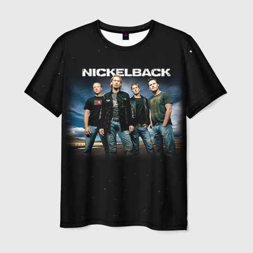 Мужская футболка 3D Nickelback