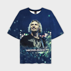 Мужская футболка oversize 3D Nickelback