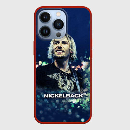 Чехол для iPhone 13 Pro Nickelback, цвет красный