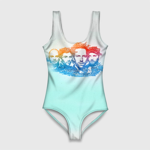 Женский купальник 3D Coldplay, цвет 3D печать