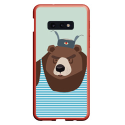 Чехол для Samsung S10E Русский медведь