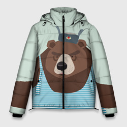 Мужская зимняя куртка 3D Русский медведь