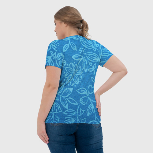 Женская футболка 3D Сердечко-паззл а, цвет 3D печать - фото 7