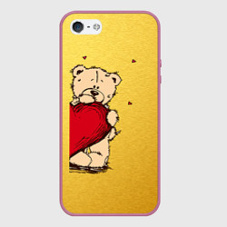Чехол для iPhone 5/5S матовый Медведи а