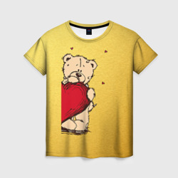 Женская футболка 3D Медведи а