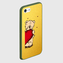 Чехол для iPhone 5/5S матовый Медведи а - фото 2