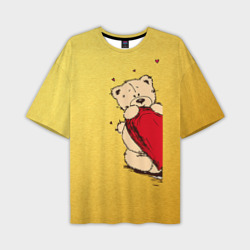 Мужская футболка oversize 3D Медведи б