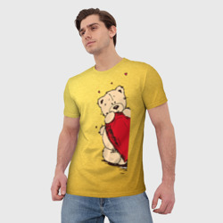 Мужская футболка 3D Медведи б - фото 2
