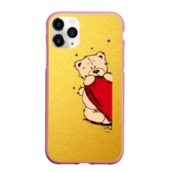 Чехол для iPhone 11 Pro Max матовый Медведи б